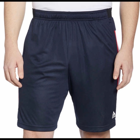 adidas Men’s Active Shorts with Zipper Pockets|New - Picture 3 of 7